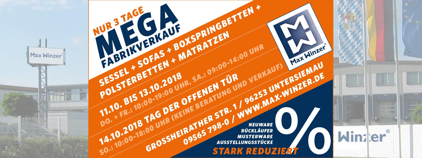 Fabrikverkauf 2018