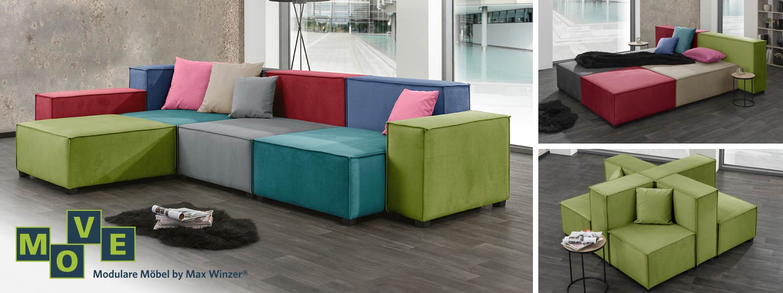 Modulares Möbel MOVE von Max Winzer